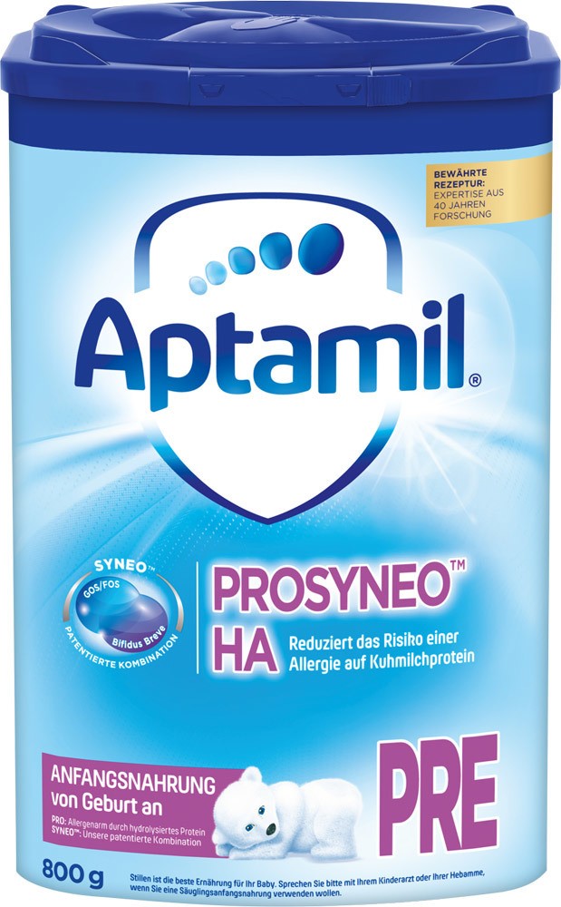 Aptamil Prosyneo hypoallergenic infant milk HA PRE baby formula (from 0 months)
