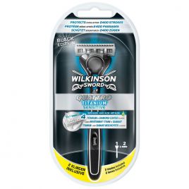 Wilkinson Quattro titanium black razor blades Order | Worldwide Delivery