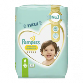 kooi Dij Dom Pampers Premium protection size 6 diapers (from 13 kg) Order Online |  Worldwide Delivery