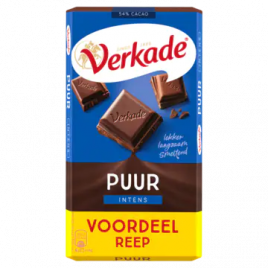 Specialist meloen Schema Verkade Intens pure chocolade reep groot Online Kopen | Wereldwijde Levering