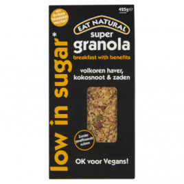 Eat Natural Super granola met volkoren haver, kokosnoot en Online Kopen | Wereldwijde Levering