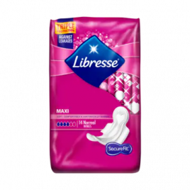 Libresse Maxi normal sanitary pads with wings