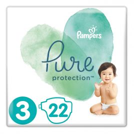 Scheiden banjo scheerapparaat Pampers Pure protection size 3 diapers Order Online | Worldwide Delivery