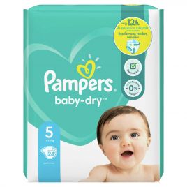 Pampers Baby-dry Taille 5 (11-25 kg) - 56 Couches 