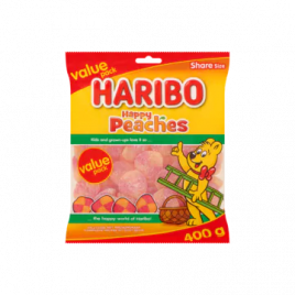 Haribo Happy peaches share size family pack