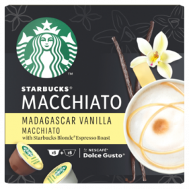 Café macchiato vanille de madagascar en capsules, Starbucks (x12,132 g)