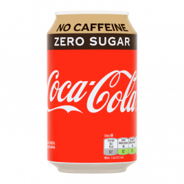 Cola Zero sugar no caffeine can Order Online | Worldwide Delivery