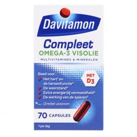 voor eeuwig De Alpen Uitrusting Davitamon Complete omega-3 fish oil caps Order Online | Worldwide Delivery