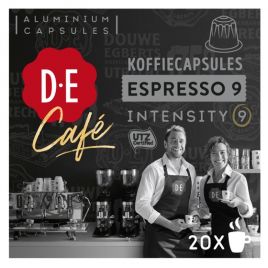 caravan Lastig moord Douwe Egberts Cafe espresso 9 coffee cups Order Online | Worldwide Delivery