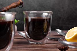 Koffieglazen/theeglazen dubbelwandig - set 2x - cappuccino glazen - 250 ml | - de