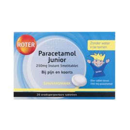 Roter Paracetamol Junior 250 Mg Melting Tablets Order Online Worldwide Delivery
