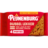 Peijnenburg ontbijtkoek dubbel lekker per stuk verpakt