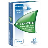 Nicorette Mint chewing gum 2 mg small