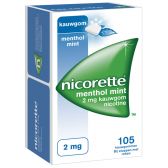 Nicorette Mint chewing gum 2 mg large