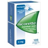 Nicorette Mint chewing gum 4 mg large