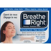 Breathe Right Large nose strips for normal skin