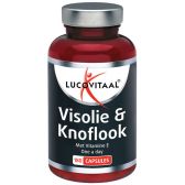 Lucovitaal Visolie en knoflook capsules