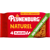 Peijnenburg ontbijtkoek naturel geen suiker per stuk verpakt