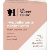 Dr. Van der Hoog Hypo allergene nachtcreme