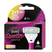 Wilkinson Sword Quattro sens scheermesjes voor vrouwen