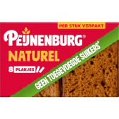 Peijnenburg ontbijtkoek naturel geen suiker per stuk verpakt