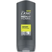 Dove Active fresh shower gel for men