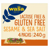 Wasa Crispbread Gluten and Lactose Free (240 grams) – Norwegian Foodstore