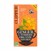 Clipper Organic ginger and turmeric tea