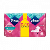 Libresse Ultra long sanitary pads with wings double pack