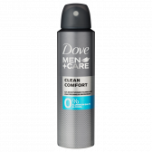 Dove Clean comfort anti-transpirant spray men + care (only available within Europe)