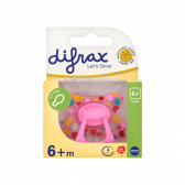 Difrax Pacifier combi with ring (from 6 months)