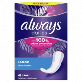 Always Dailies large extra protect inlegkruisjes groot