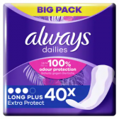 Always Dailies long plus extra protect inlegkruisjes groot