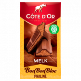 Cote d'Or Bonbonbloc milk chocolate praline tablet