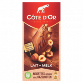 Cote d'Or Melkchocolade hele hazelnoten reep