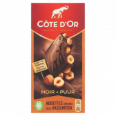 Cote d'Or Pure chocolade hele hazelnoten reep