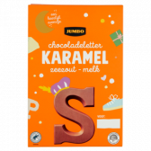 Jumbo Melkchocolade letter S met karamel zeezout