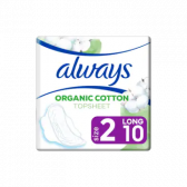 Always Cotton protection ultra long maandverband met vleugels