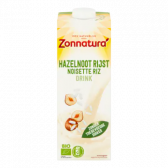 Zonnatura Organic hazelnut rice drink