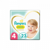 Pampers Premium protection maat 4 luiers (vanaf 9 kg tot 14 kg)