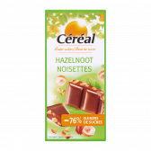 Cereal Hazelnut bar less sugar