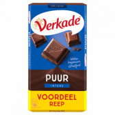 Verkade Intense dark chocolate tablet large