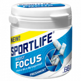 Sportlife Boost focus freshmint sugar free chewing gum jar