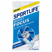 Sportlife Boost focus freshmint sugar free chewing gum 3-pack