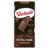 Verkade Extra dark chocolate tablet