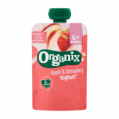 Organix Appel, aardbei en yoghurt knijpfruit (vanaf 6 maanden)