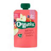 Organix Apple, strawberry and blueberry squeeze fruit (from 6 months)