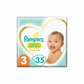 Pampers Premium protection maat 3 luiers (vanaf 6 kg tot 10 kg)