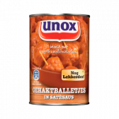 Unox Meatballs in satay sauce