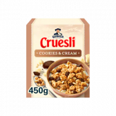 Quaker Cruesli koekjes en room